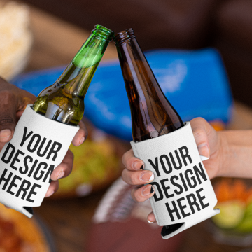 koozie-mockup-featuring-two-friends-making-a-toast-with-beer-white